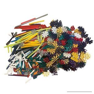 KNEX Rods & Connectors Random Mixed K'nex Replacement Parts Pieces Lot 1 lb 5 oz